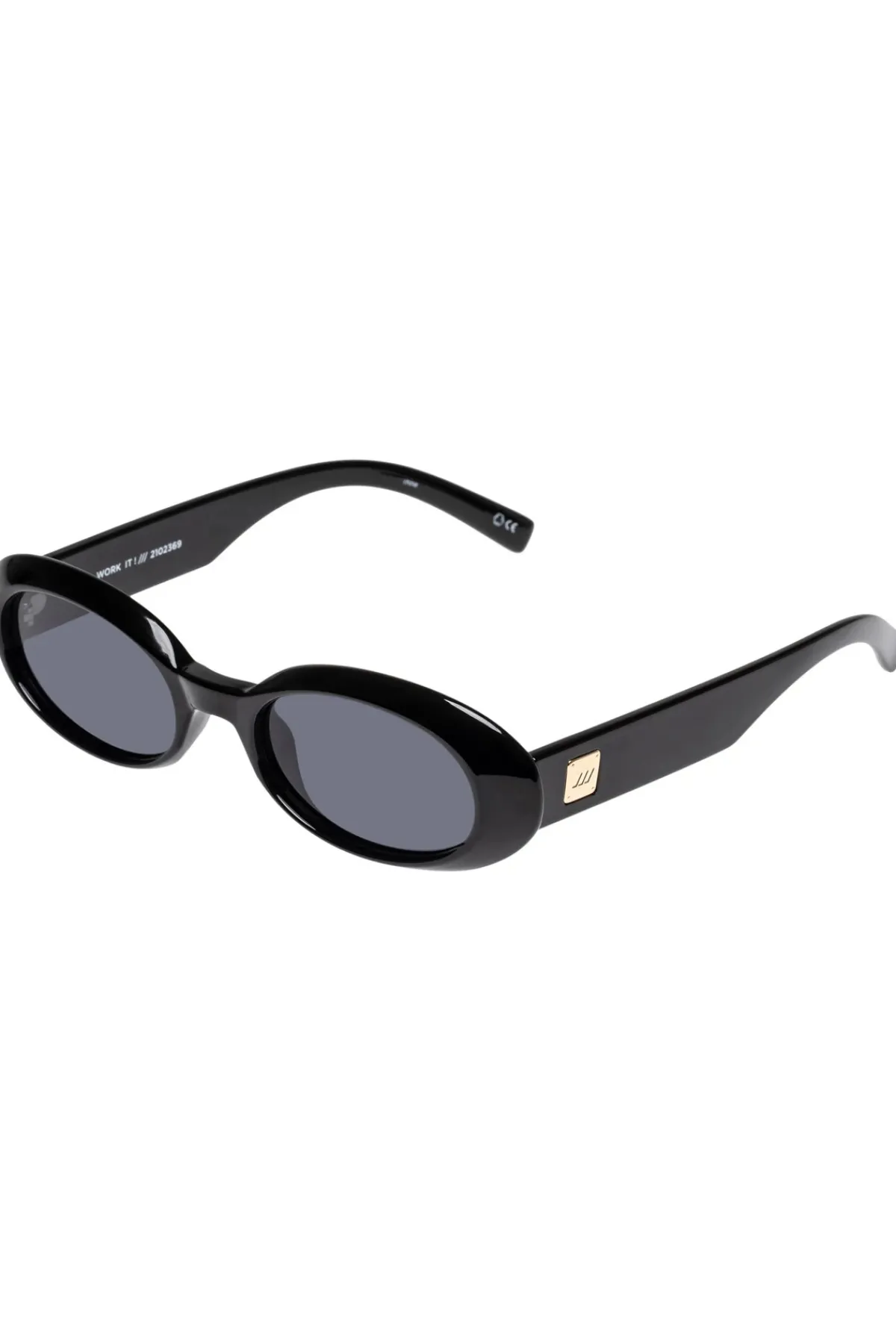 Le Specs Sunglasses / Eyewear-Work It Oval Sunglasses