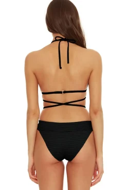 Isabella Rose Halter|Triangle-Wrap Triangle Bikini Top