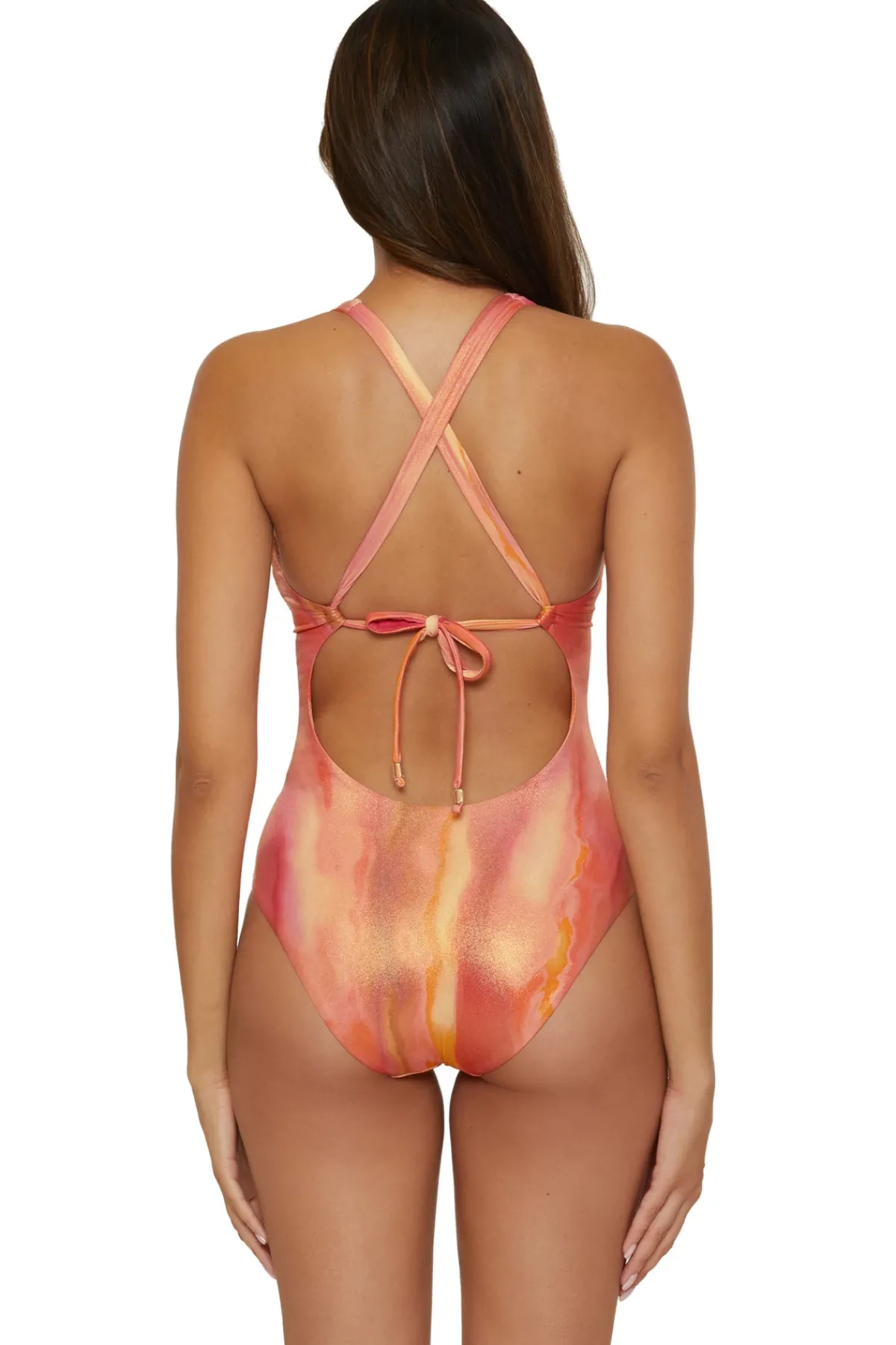 Becca by Rebecca Virtue Halter|Plunge-Wren One Piece Swimsuit