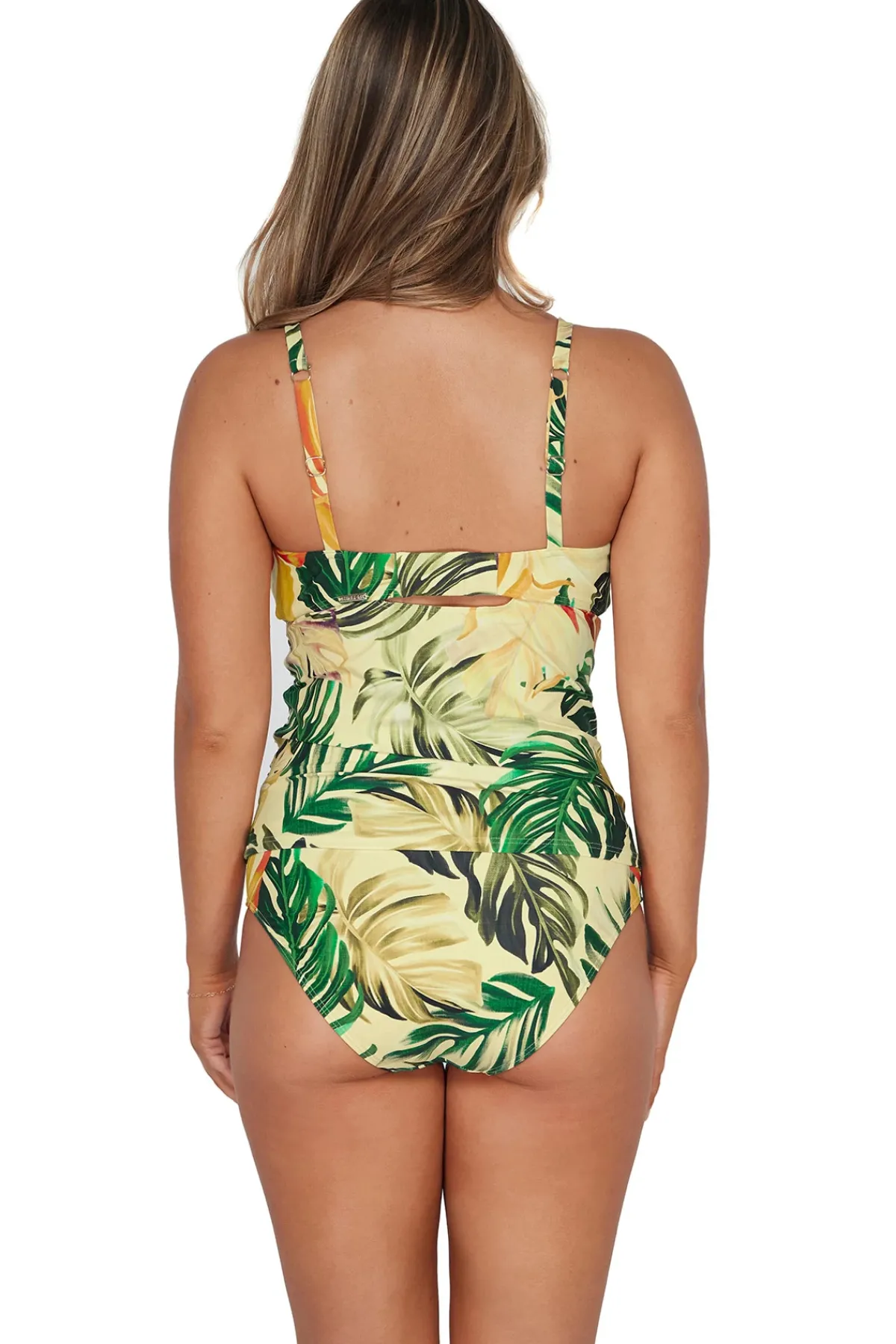 Sunsets Tank|Tankinis-Zuri V-Wire Tankini Top (D+ Cup)