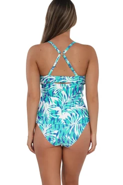 Sunsets Tank|Tankinis-Zuri V-Wire Tankini Top (D+ Cup)