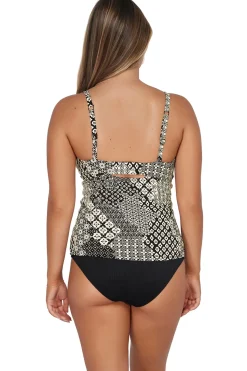Sunsets Tank|Tankinis-Zuri V-Wire Tankini Top (E-H Cup)