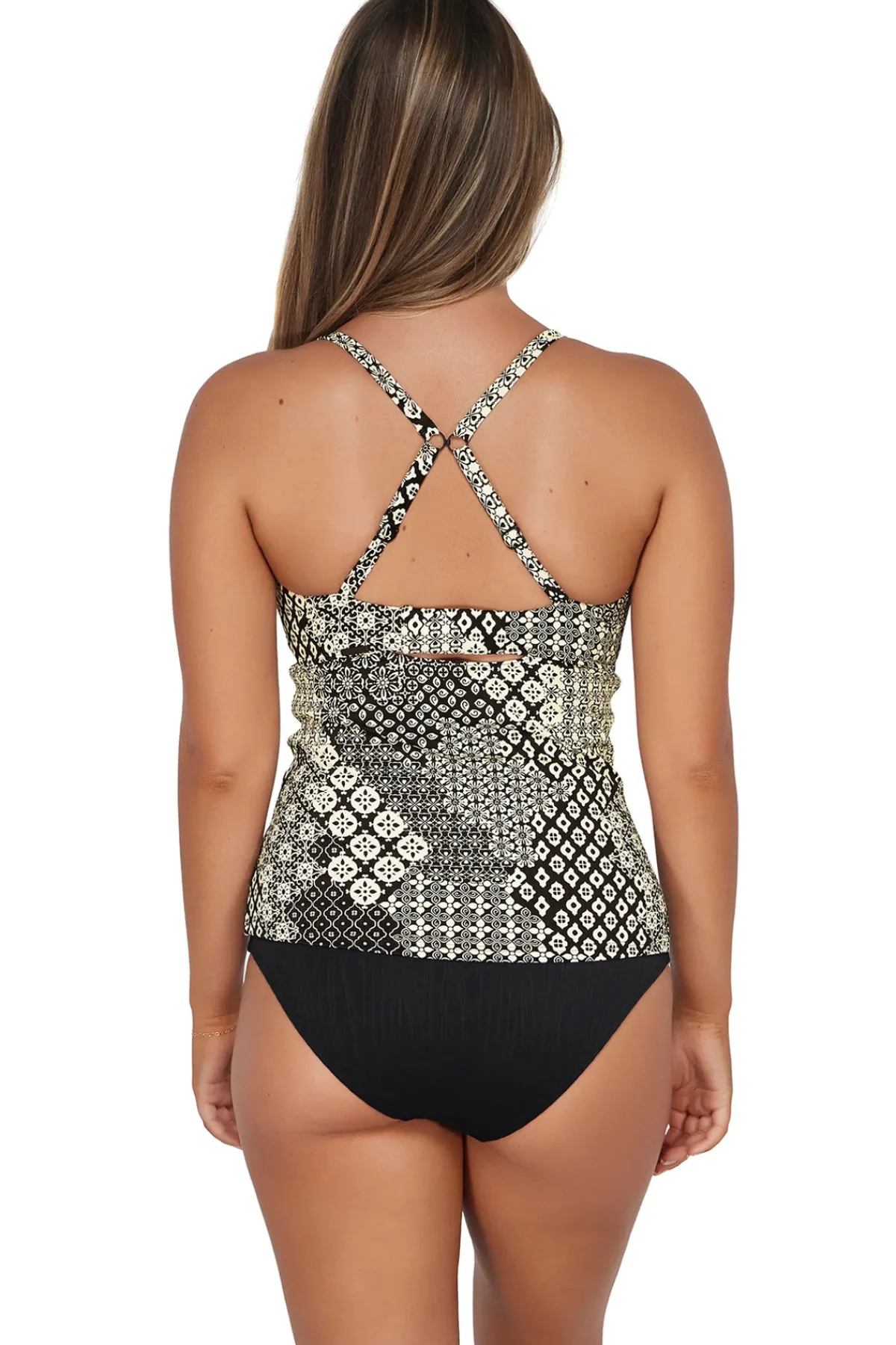 Sunsets Tank|Tankinis-Zuri V-Wire Tankini Top (E-H Cup)