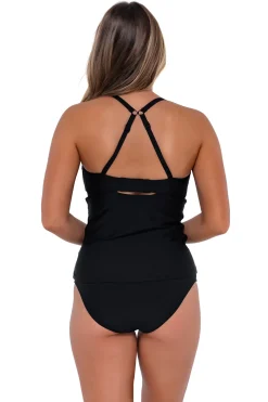 Sunsets Tank|Tankinis-Zuri V-Wire Tankini Top (E-H Cup)