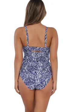 Sunsets Tank|Tankinis-Zuri V-Wire Tankini Top (E-H Cup)